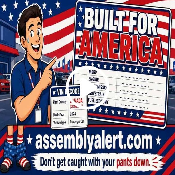Built for America? window-sticker still